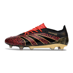 Adidas Predator 25 Elite Black and Red Pack Firm Ground FG Football Boot
