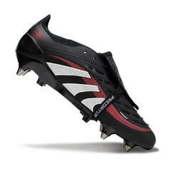 Adidas Predator 25 Elite Black and Red Firm Ground FG Football Boot