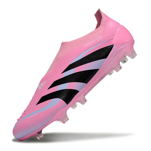 Adidas Predator 25 Laceless Elite Light Pink Pack Firm Ground FG Football Boot
