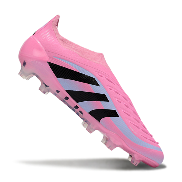 Adidas Predator 25 Laceless Elite Light Pink Pack Firm Ground FG Football Boot