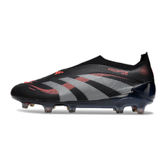 Adidas Predator 25 Elite Black and Red FG Firm Ground Football Boot