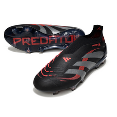 Adidas Predator 25 Elite Black and Red FG Firm Ground Football Boot