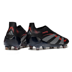 Adidas Predator 25 Elite Black and Red FG Firm Ground Football Boot