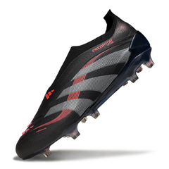 Adidas Predator 25 Elite Black and Red FG Firm Ground Football Boot