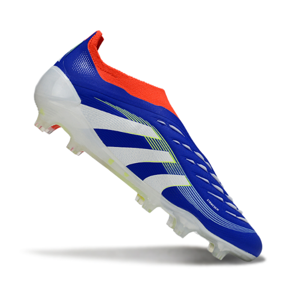 Adidas Predator 25 Laceless Elite Blue FG Firm Ground Football Boot