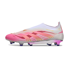 Adidas Predator 25 Laceless Elite White/Rosa Pack Firm Ground FG Football Boot