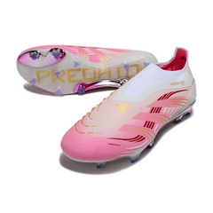 Adidas Predator 25 Laceless Elite White/Rosa Pack Firm Ground FG Football Boot