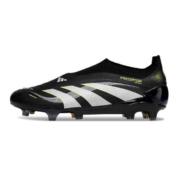 Adidas Predator 25 Laceless Elite Black Pack Firm Ground FG Football Boot