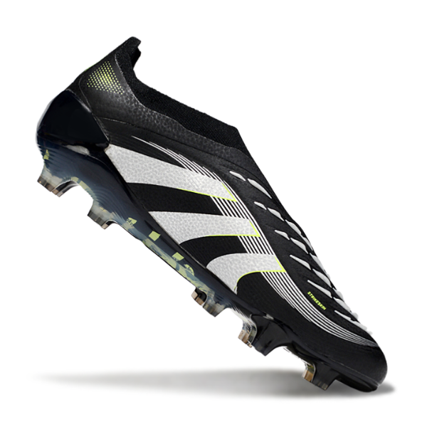 Adidas Predator 25 Laceless Elite Black Pack Firm Ground FG Football Boot