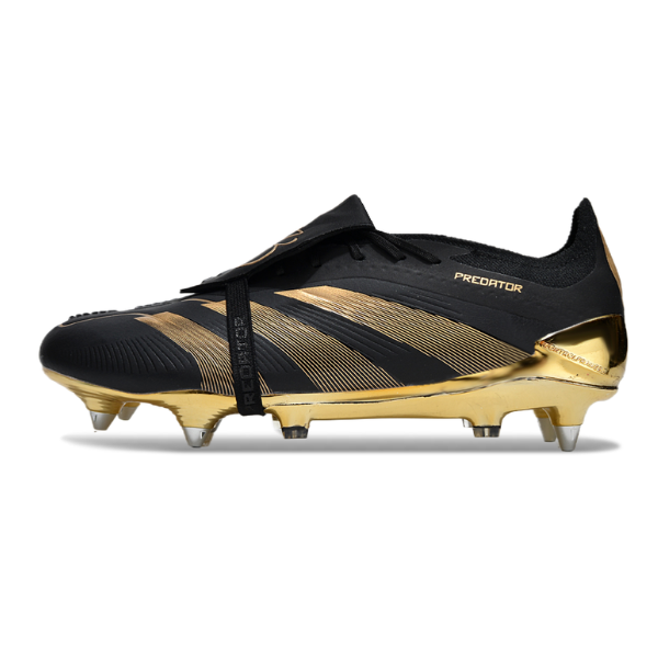 Adidas Predator 30 Tongue Elite Mixed Studs SG Black and Golden Football Boot