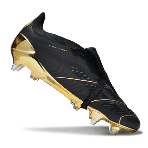 Adidas Predator 30 Tongue Elite Mixed Studs SG Black and Golden Football Boot