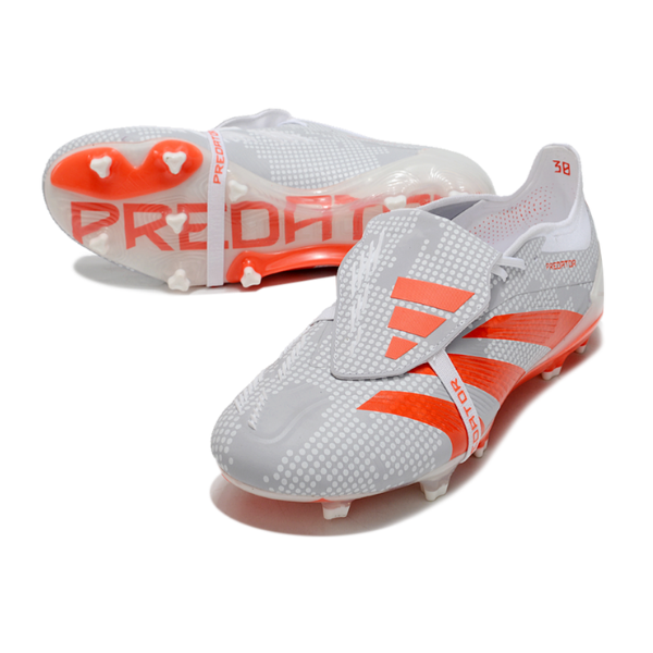 Adidas Predator 30 Elite White and Orange FG Firm Ground Football Boot