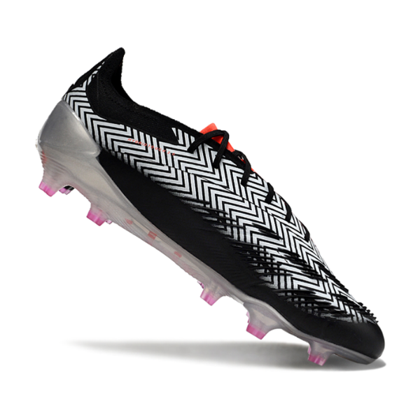 Adidas Predator 30 Elite Black, Gray, and Red Firm Ground FG Football Boot