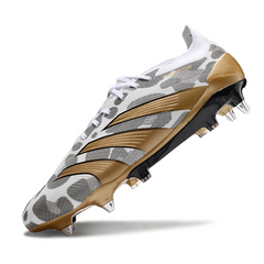 Adidas Predator 30 Elite Mixed Studs SG White, Gray and Yellow Football Boot