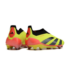 Chuteira Campo Adidas Predator 30 Elite Sem Cadarço FG Energy Citrus Pack - VENI Futebol