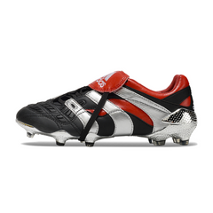 Adidas Predator Accelerator Elite Black and Red FG Football Boot