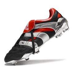 Adidas Predator Accelerator Elite Black and Red FG Football Boot