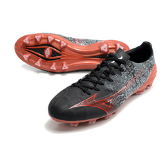 Mizuno Alpha Black and Red Firm Ground FG Football Boot