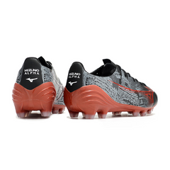 Mizuno Alpha Black and Red Firm Ground FG Football Boot