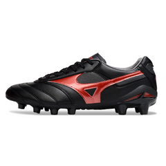Mizuno Morelia Neo 2 Elite Black and Red Firm Ground FG Football Boot