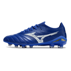 Mizuno Morelia Neo IV Elite Blue and White Firm Ground FG Football Boot
