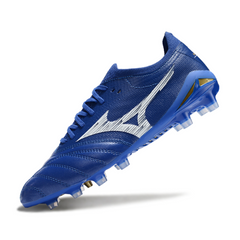 Mizuno Morelia Neo IV Elite Blue and White Firm Ground FG Football Boot