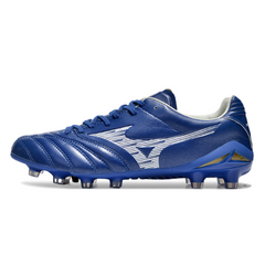 Mizuno Morelia Neo IV Pro Blue and White Firm Ground FG Football Boot