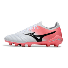 Mizuno Morelia Neo IV Elite White and Salmon Firm Ground FG Football Boot