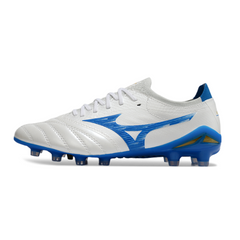 Mizuno Morelia Neo IV Elite White and Blue FG Football Boot