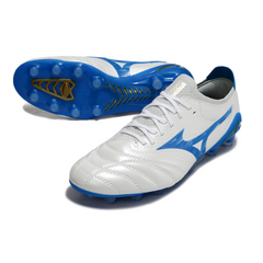 Mizuno Morelia Neo IV Elite White and Blue FG Football Boot