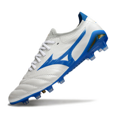 Mizuno Morelia Neo IV Elite White and Blue FG Football Boot