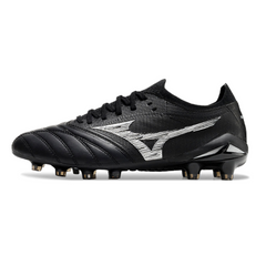 Mizuno Morelia Neo IV Elite Black and White Firm Ground FG Football Boot