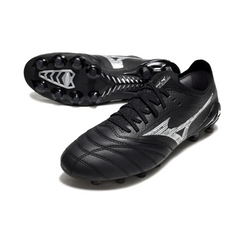 Mizuno Morelia Neo IV Elite Black and White Firm Ground FG Football Boot