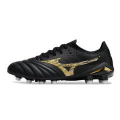 Mizuno Morelia Neo IV Elite Black and Gold FG Firm Ground Football Boot