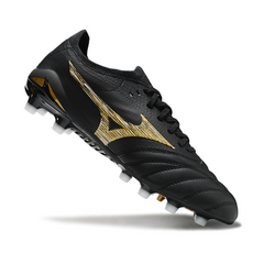 Mizuno Morelia Neo IV Elite Black and Gold FG Firm Ground Football Boot