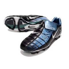 Nike Air Zoom Total 90 III Black and Blue Firm Ground FG Football Boot
