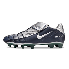 Nike Air Zoom Total 90 III Azul Marinho e Cinza Firm Ground FG Football Boot