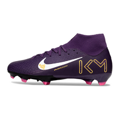 Nike Air Zoom Mercurial Superfly 10 Academy Mbappe Purple Pack Firm Ground FG Football Boot