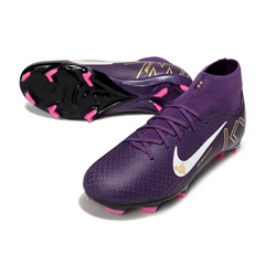 Nike Air Zoom Mercurial Superfly 10 Academy Mbappe Purple Pack Firm Ground FG Football Boot