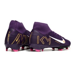 Nike Air Zoom Mercurial Superfly 10 Academy Mbappe Purple Pack Firm Ground FG Football Boot