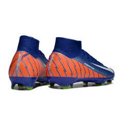 Nike Air Zoom Mercurial Superfly 10 Elite Blue and Orange Pack Firm Ground FG Football Boot