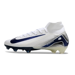 Nike Air Zoom Mercurial Superfly 10 Elite White and Blue Pack Firm Ground FG Football Boot
