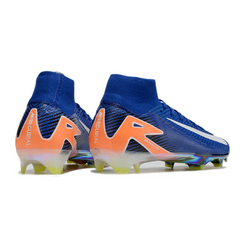 Nike Air Zoom Mercurial Superfly 10 Elite Blue, White and Orange FG Football Boot