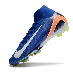 Nike Air Zoom Mercurial Superfly 10 Elite Blue, White and Orange FG Football Boot