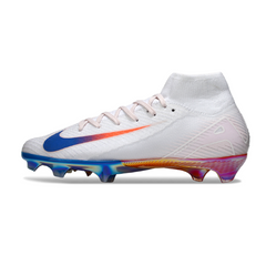 Nike Air Zoom Mercurial Superfly 10 Elite White Blue Red Firm Ground FG Football Boot