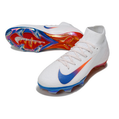 Nike Air Zoom Mercurial Superfly 10 Elite White Blue Red Firm Ground FG Football Boot