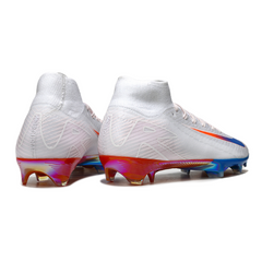 Nike Air Zoom Mercurial Superfly 10 Elite White Blue Red Firm Ground FG Football Boot