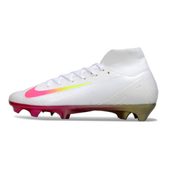 Nike Air Zoom Mercurial Superfly 10 Elite White and Pink Pack Firm Ground FG Football Boot