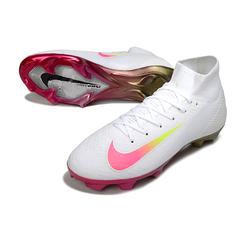 Nike Air Zoom Mercurial Superfly 10 Elite White and Pink Pack Firm Ground FG Football Boot