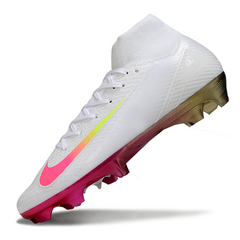 Nike Air Zoom Mercurial Superfly 10 Elite White and Pink Pack Firm Ground FG Football Boot